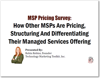 MSP Pricing Survey